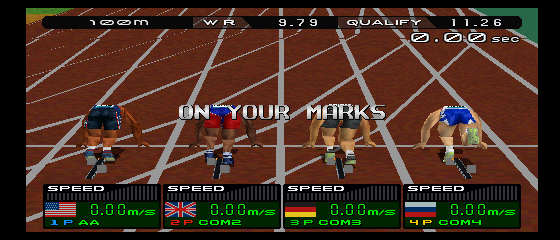 International Track & Field 2000 Screenshot 1